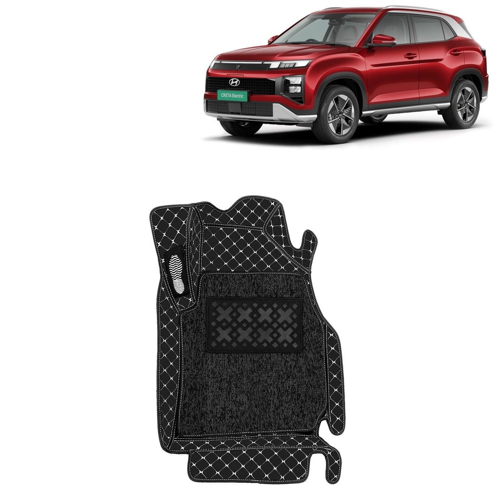 KINGSWAY® Premium 7D Car Floor Mat for Creta Electric 